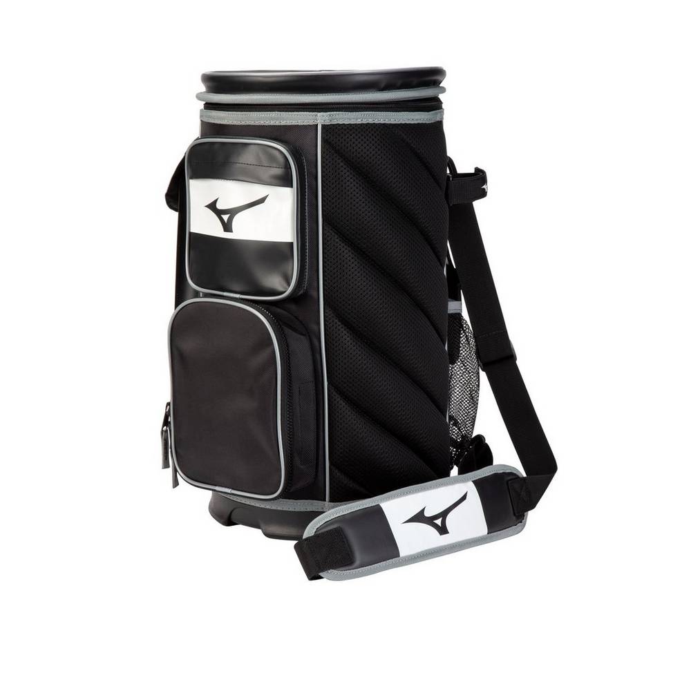 Mens Mizuno Coach’s Bucket X Baseball Bag Black Philippines (BUAJYH589)